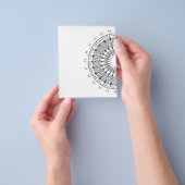 Vintages Kaleidoskop-Muster Flyer (Gruppe)