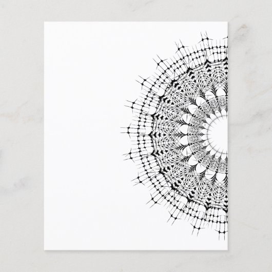 Vintages Kaleidoskop-Muster Flyer (Vorne)