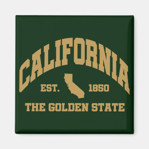 Vintages Kalifornien Magnet