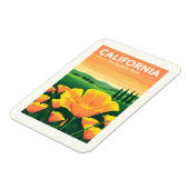 Vintages Kalifornien Magnet (Linke Seite)