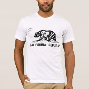 Vintages Kalifornien-Republik-Bärn-Shirt T-Shirt
