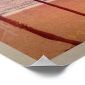 Vintages Kalifornien Sunset Beach Poster (Ecke)