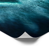 Vintages Kalifornien Surf Poster (Ecke)