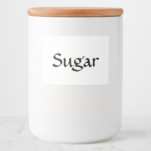 Vintages kalligrafisches Editierbares Label-Set Lebensmitteletikett (Vorderseite)