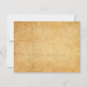 Vintages Kalligrafisches Skript Klassisches Monogr Mitteilungskarte (Rückseite)