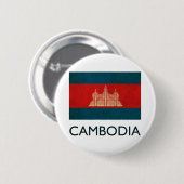 Vintages Kambodscha Button (Vorne & Hinten)