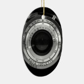 Vintages Kameraobjektiv Keramikornament (Rechts)