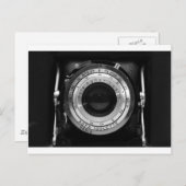 Vintages Kameraobjektiv Postkarte (Vorne/Hinten)