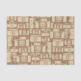 Vintages Kameratyp in braunen Farben Seidenpapier