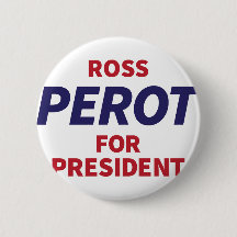 Vintages Kampagnen-Logo Ross Perot