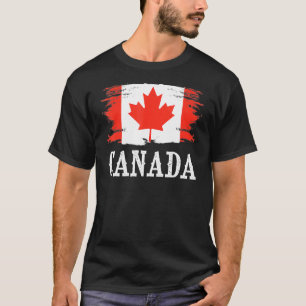 Vintages Kanada Flaggenstaat I Liebe Kanada T-Shirt
