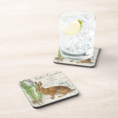 Vintages Kanbit Ferns Französisches Dokument Unter Getränkeuntersetzer (Rechte Seite)