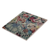 Vintages Kaninchen Frucht Blumengarten Hütte Art Fliese (Seite)