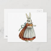 Vintages Kaninchen Postkarte (Vorne/Hinten)
