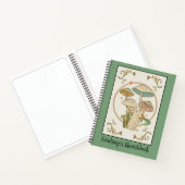 Vintages Kaninchen-Spiralskizze Notizblock (Innenseite)