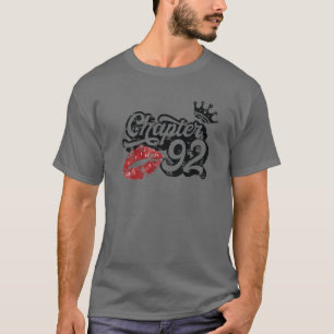 Vintages Kapitel 92 Kleine Lippen glücklich Geburt T-Shirt