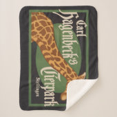 Vintages Karl Hagenbecks Tierpark Circus Poster Sherpadecke (Vorderseite)