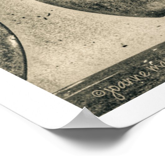 Vintages Karneval-Poster Poster (Ecke)