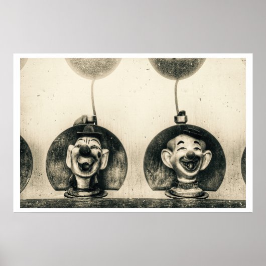 Vintages Karneval-Poster Poster (Vorne)