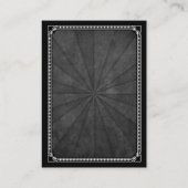 Vintages Karoass Visitenkarte (Rückseite)