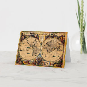 Vintages Karten-Nova totius terrarum 1625 Karte