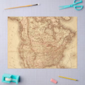 Vintages Kartendesign 7 Seidenpapier (Basteln)