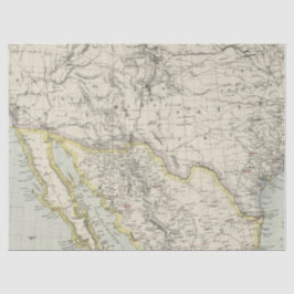 Vintages Kartendesign 8 Seidenpapier