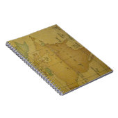 Vintages KartenNotebook Notizblock (Rechte Seite)