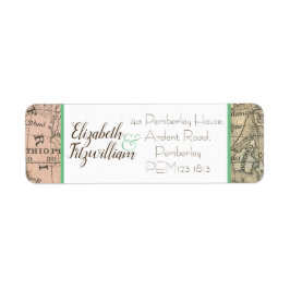 Vintages Kartenrückgabezeichen