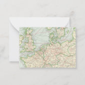 Vintages KartenSkript Personalisiert Mitteilungskarte (Rückseite)