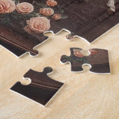 Vintages Karussell mit Rose Puzzle (Seite)