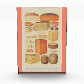 Vintages Käsediagramm Fotoblock (Vorderseite)