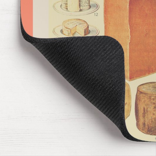 Vintages Käsediagramm Mousepad (Ecke)