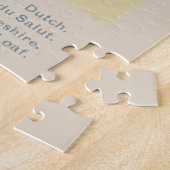 Vintages Käsediagramm Puzzle (Seite)