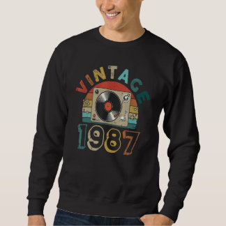 Vintages Kassettenband 1987, 35 Jahre alt Sweatshirt
