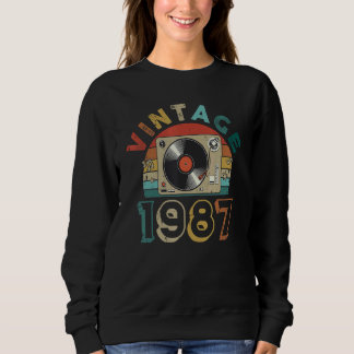 Vintages Kassettenband 1987, 35 Jahre alt Sweatshirt
