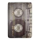 Vintages Kassettenband Badematte (Vorderseite Vertikal)