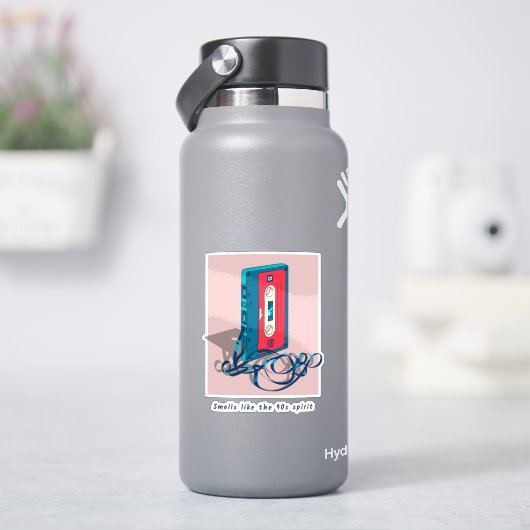 Vintages Kassettenband der 90er Jahre Aufkleber (HydroFlask)