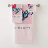 Vintages Kassettenband der 90er Jahre Badhandtuch Set (Insitu)