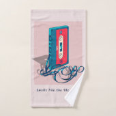 Vintages Kassettenband der 90er Jahre Badhandtuch Set (Handtuch)