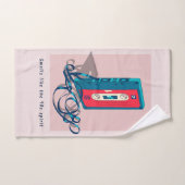 Vintages Kassettenband der 90er Jahre Badhandtuch Set (Handtuch)