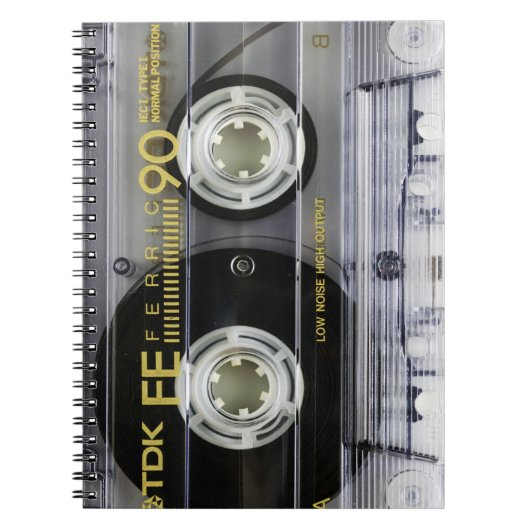 Vintages Kassettenband Notizblock (Vorderseite)