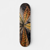 Vintages Kastanienleaf-Skateboard Skateboard (Vorne)