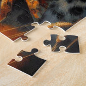 Vintages Katahoula Leopard Hundepainting Puzzle (Seite)