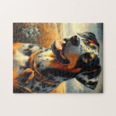 Vintages Katahoula Leopard Hundepainting Puzzle (Horizontal)