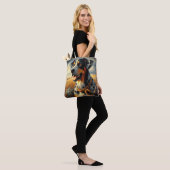 Vintages Katahoula Leopard Hundepainting Tasche (Am Model)
