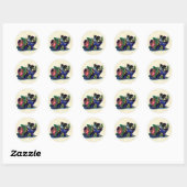 Vintages Kätzchen in Lady's Shoe Sticker (Blatt)