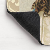 Vintages Kätzchen Mousepad (Ecke)