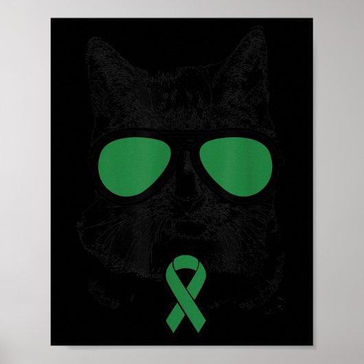 Vintages Katzenbewusstsein Poster (Vorne)