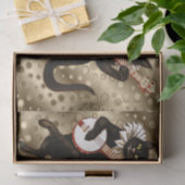 Vintages Katzengewebe Seidenpapier (Geschenk)